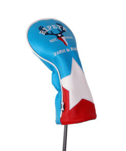 embroidery wooden golf club headcover